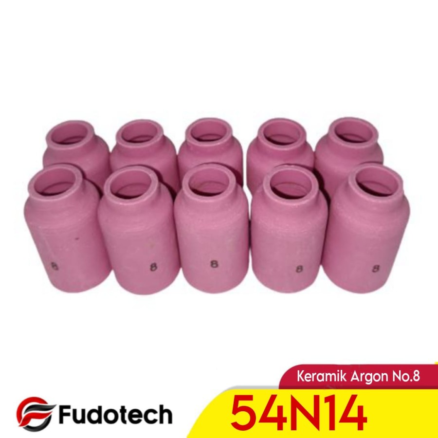 Fudotech Keramik Argon 54N14 No.8 Ceramic Tig Torch Alumina Nozzle
