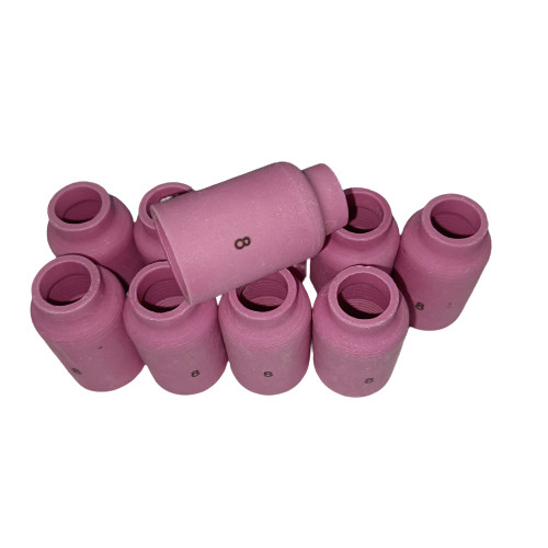 Fudotech Keramik Argon 54N14 No.8 Ceramic Tig Torch Alumina Nozzle - Gambar 4